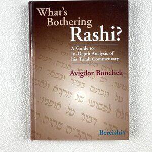 Whats Bothering Rashi? Guide In-Depth Analysis Of His Torah Commentary Bereishis